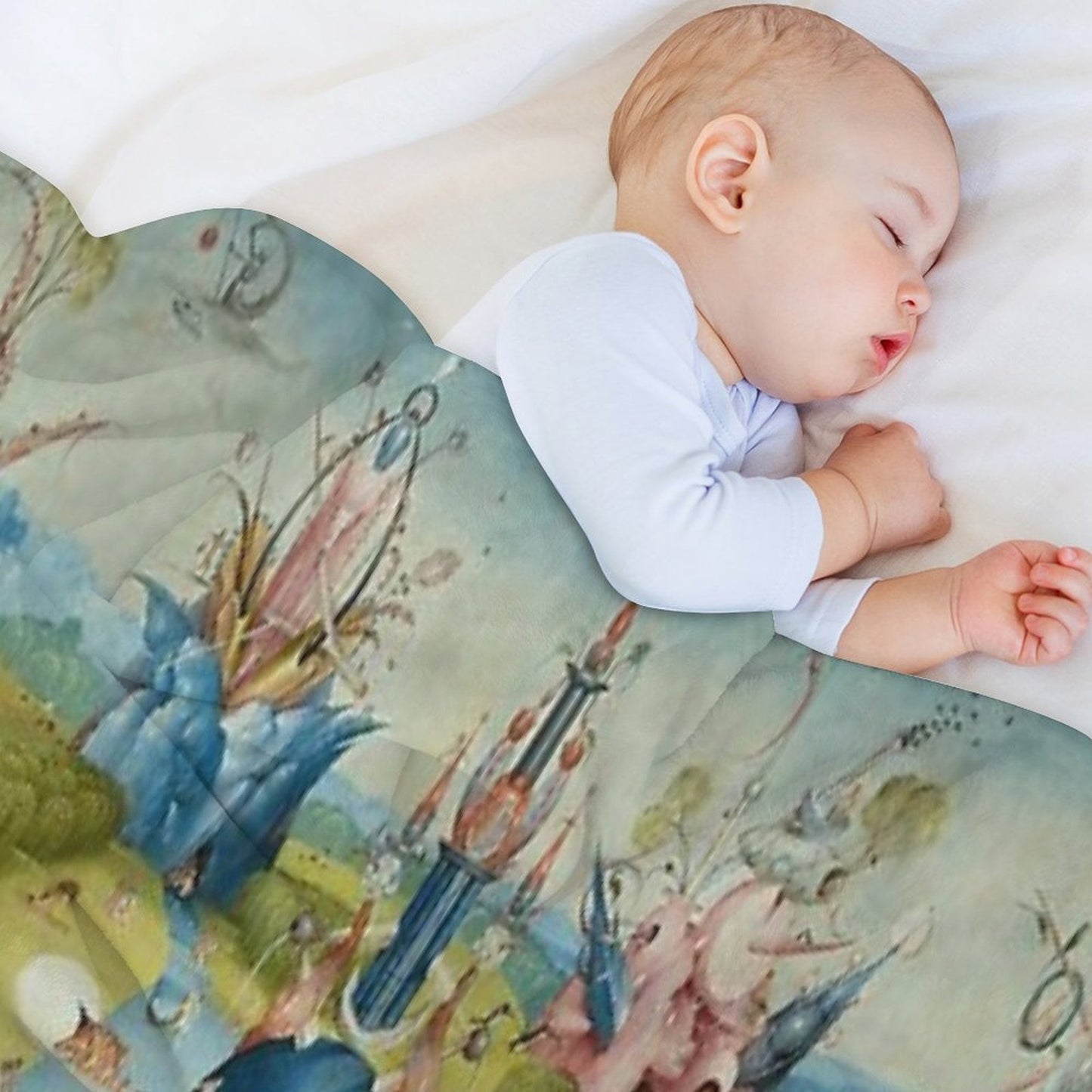 The Garden of Earthly Delights - Hieronymus Bosch Throw Blanket