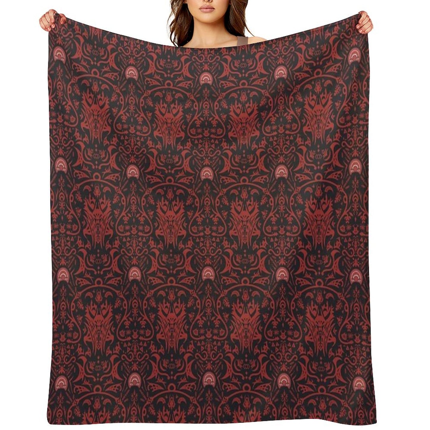 Emet-Selch's Composition Throw Blanket