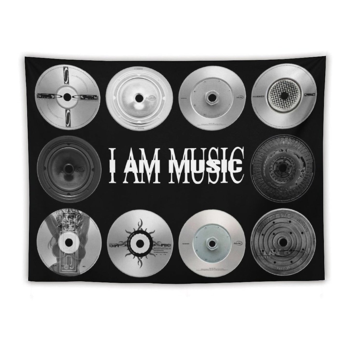 I AM MUSIC Vinyl Tapestry