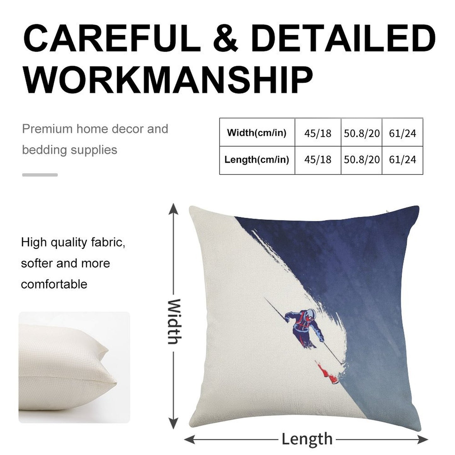 Powder to The People Linen Throw Pillow Cover