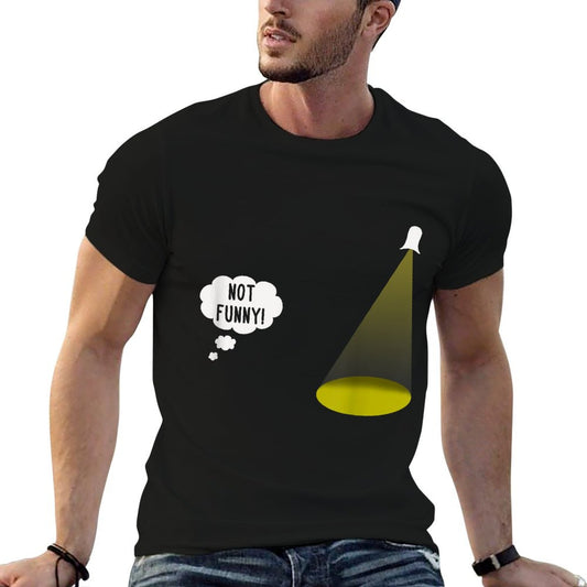 Not Funny Spotlight Joke Shirt Sarcastic Theatre Lover Gift T-Shirt