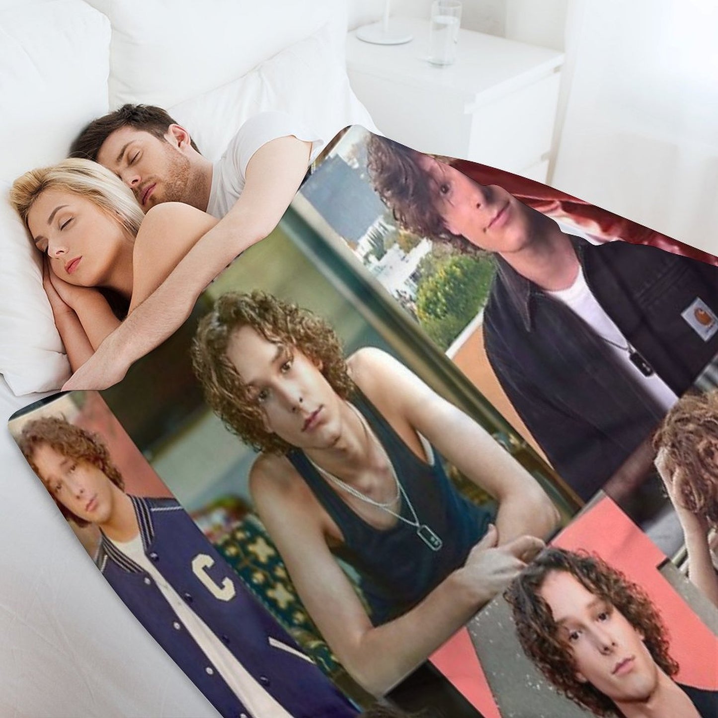 Mason Thames Collage Throw Blanket
