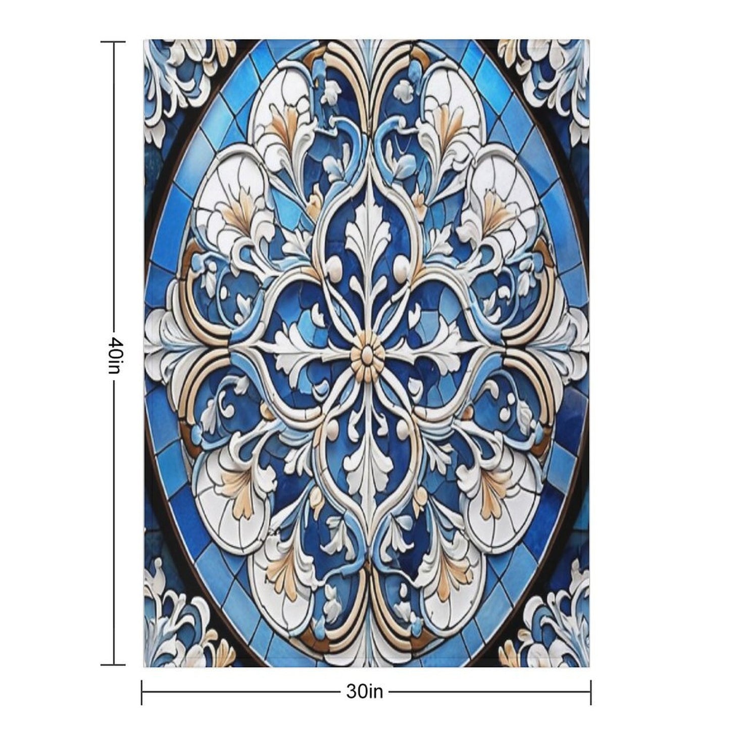 Portuguese Azulejos, Portugal, Lisbon, Beautiful Throw Blanket