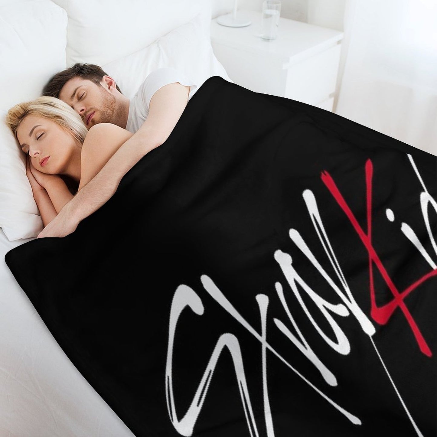 Stray Kids Logo Throw Blanket