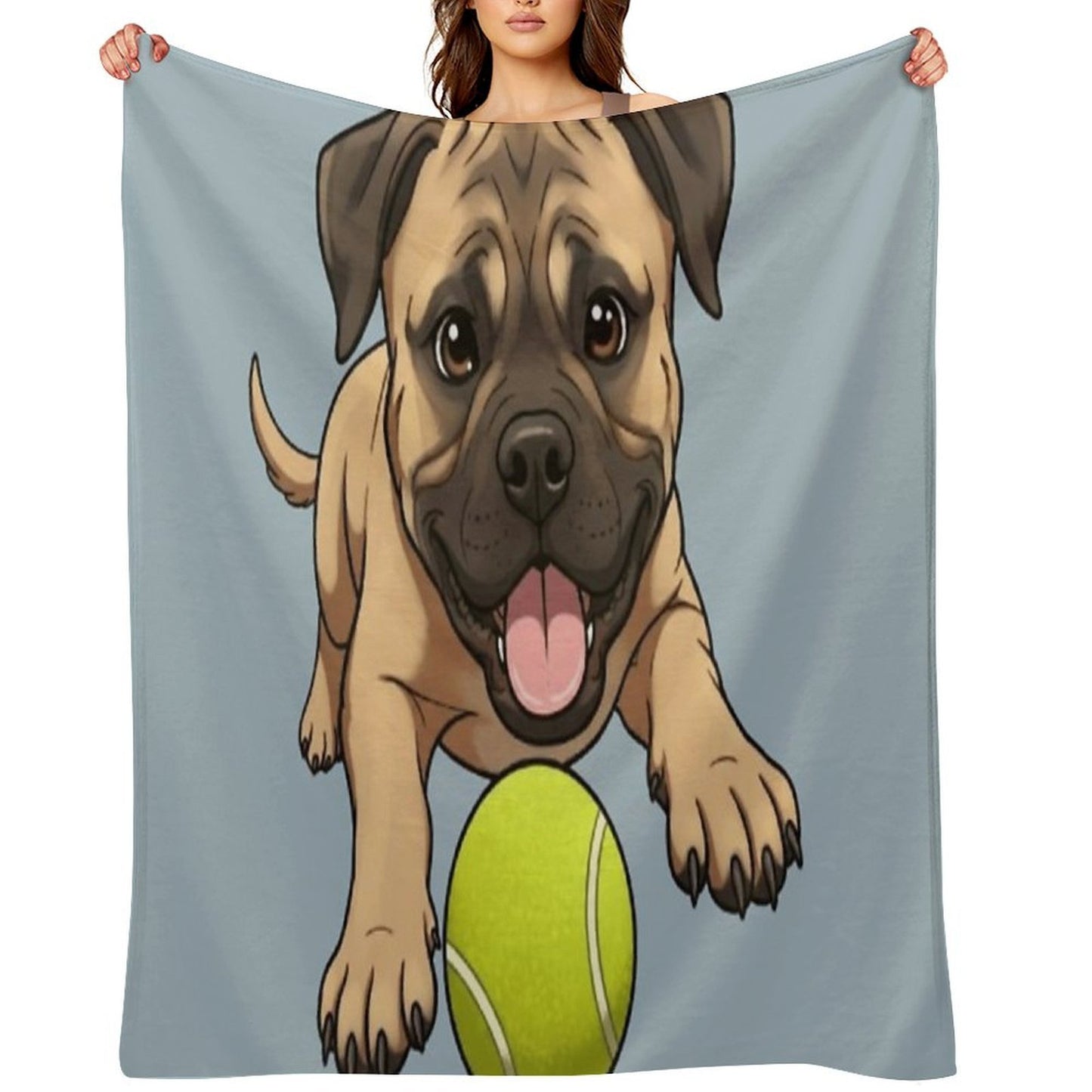Mastiff Throw Blanket