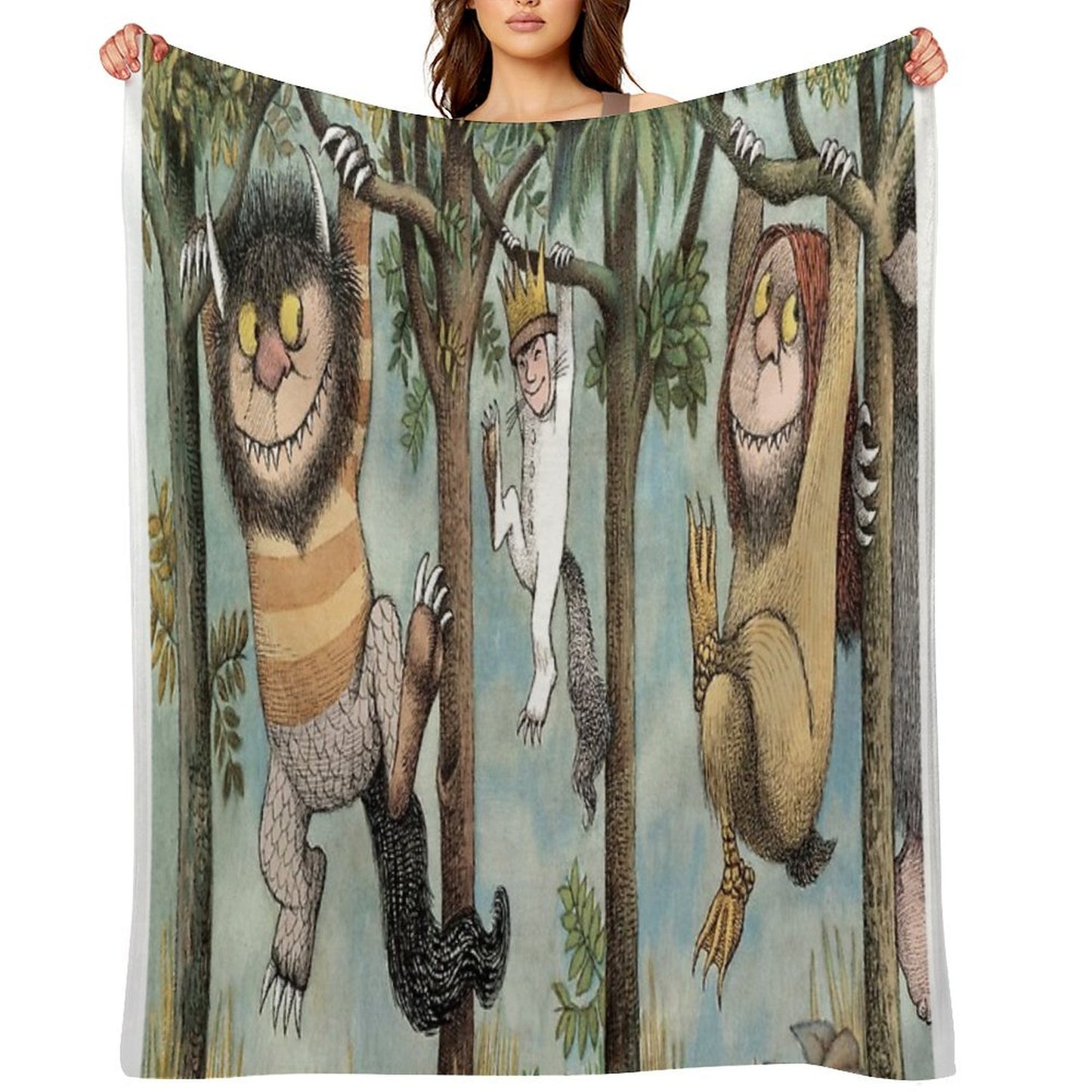 The Wild Things Are Throw Blanket