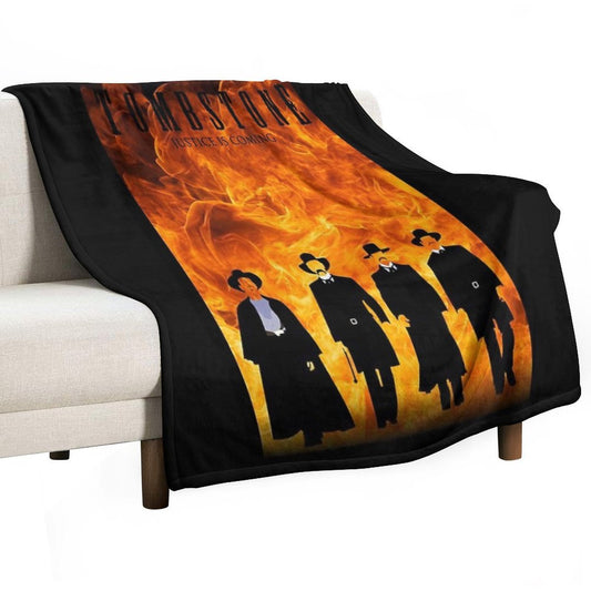 Tombstone FIRE Throw Blanket