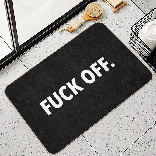 Fuck Off Bath Mat