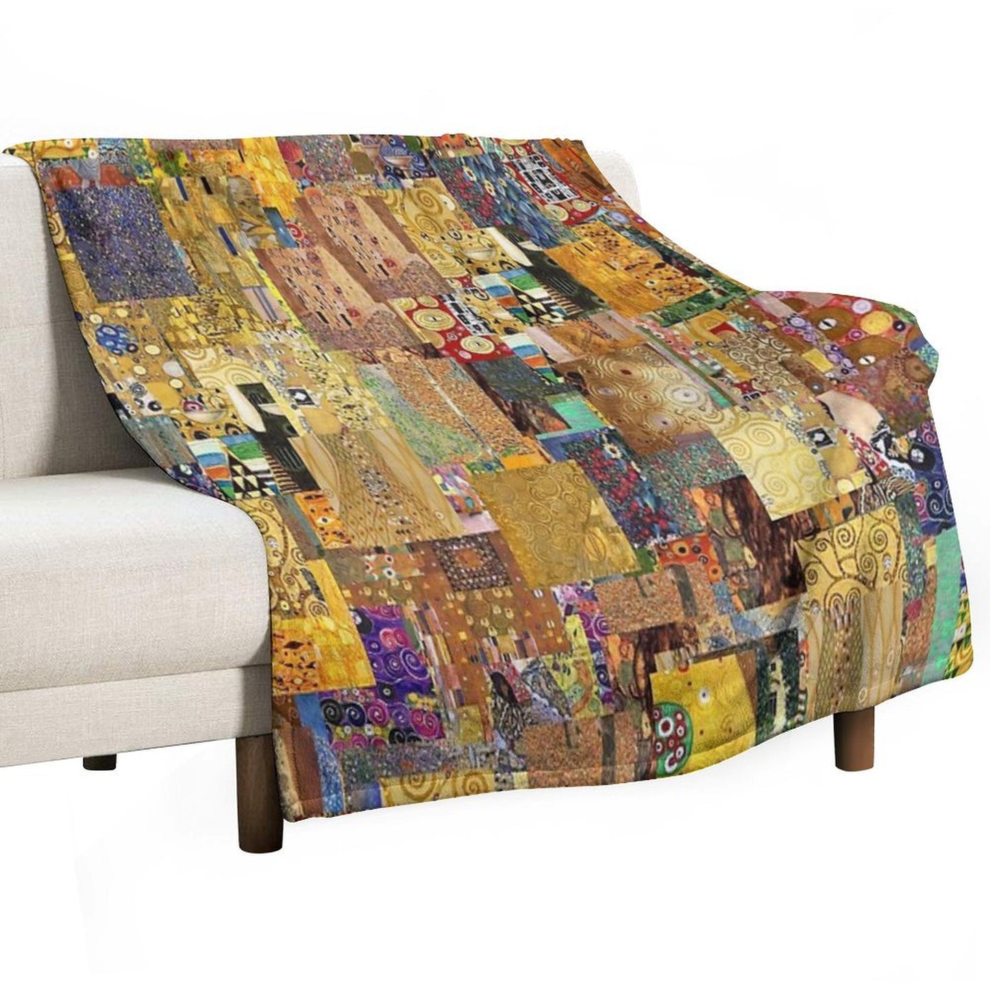 Gustav Klimt Throw Blanket