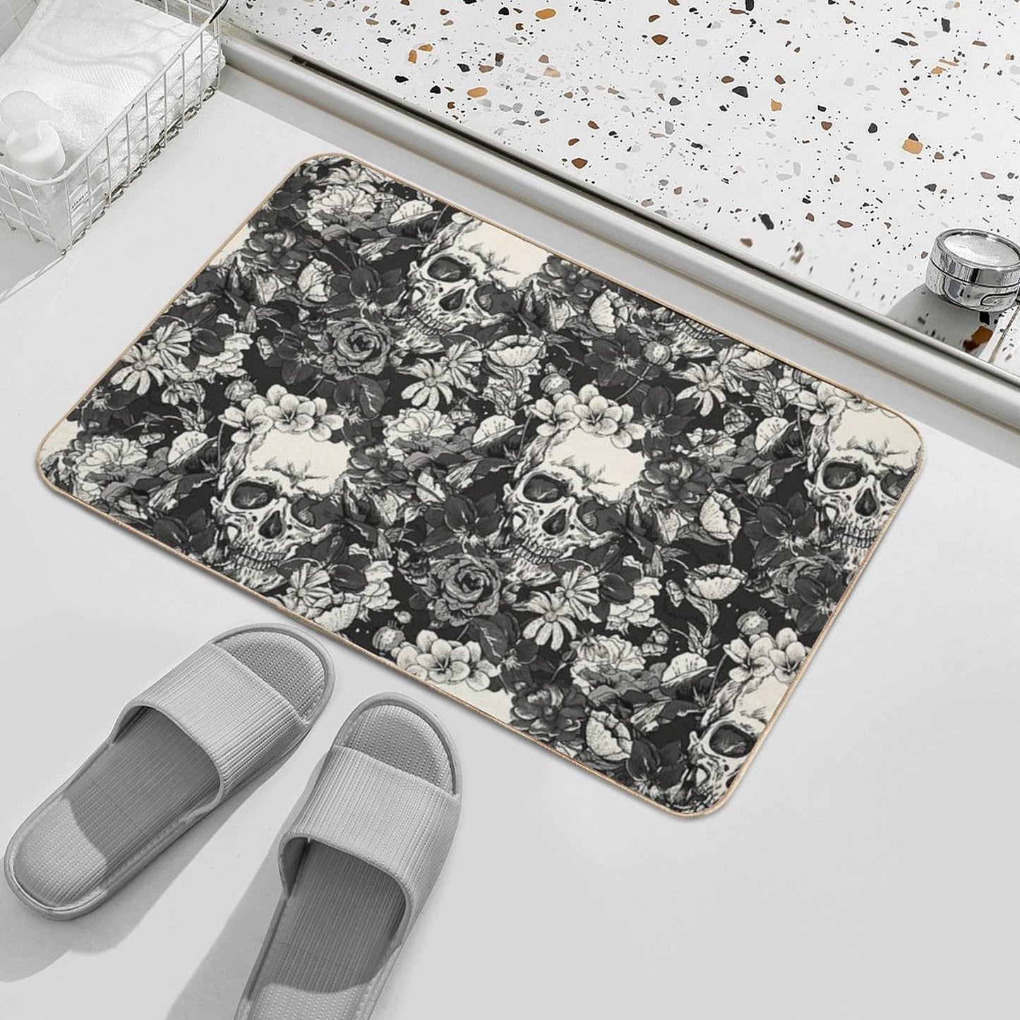 SKULLS Bath Mat