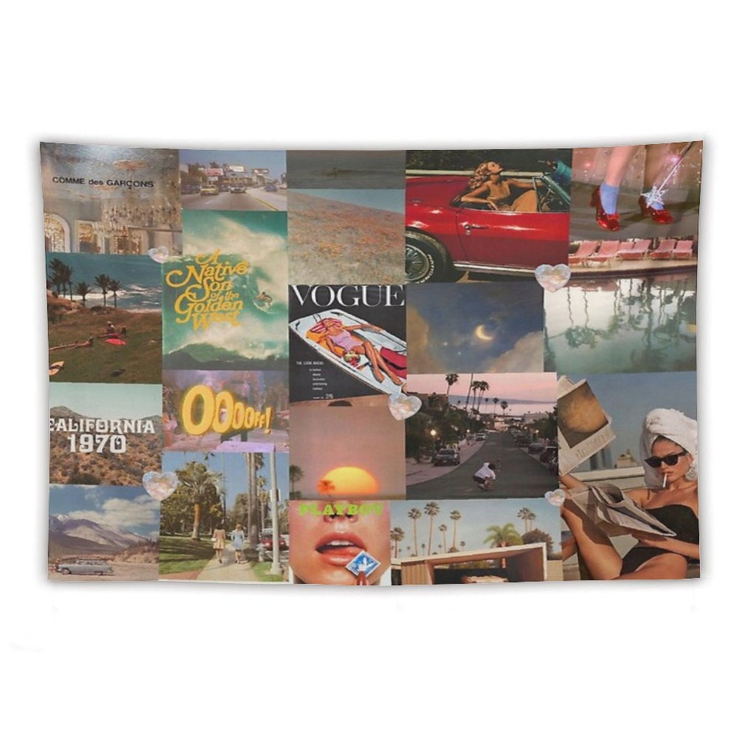 Summer Dream Collage Tapestry