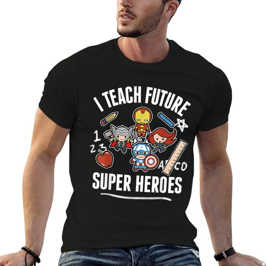 Marvel Avengers Classic I Teach Super Heroes Graphic T-Shirt