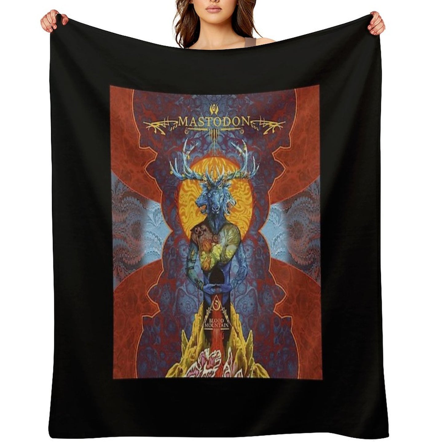 Mastodon - Blood Mountain ALBUM 2006 Throw Blanket