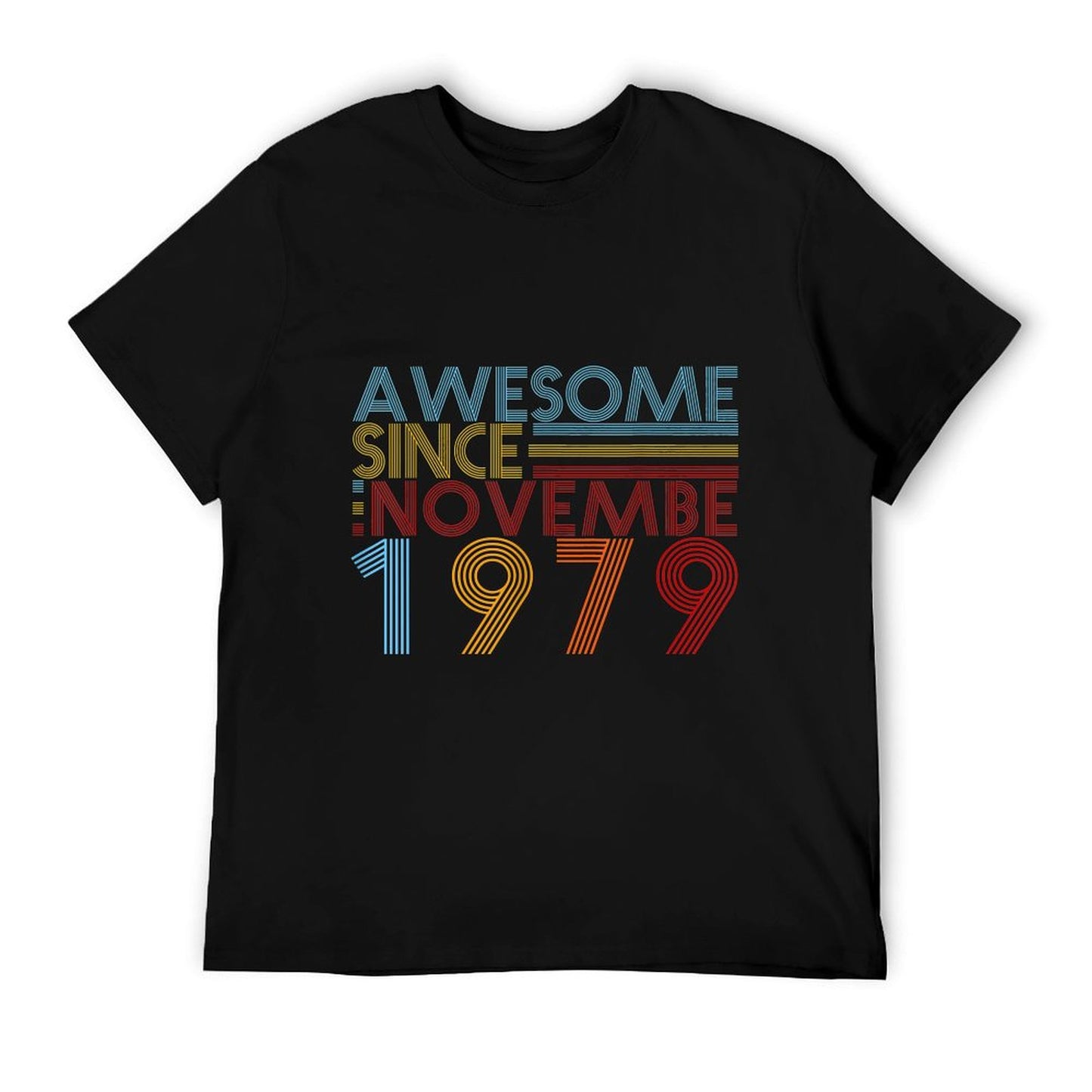 Nov 1979 40 Years Old 40th Birthday Gift For Men Women Kid Graphic-printed T-Shirt
