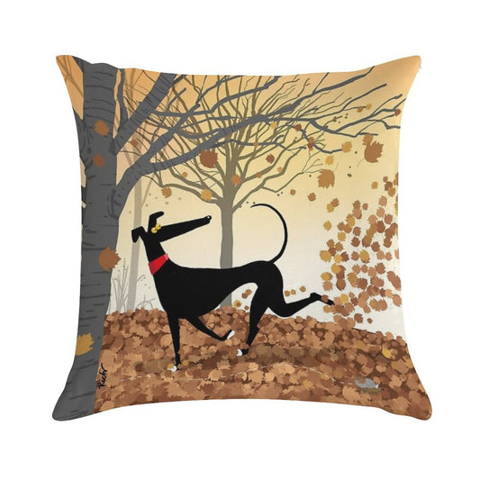 Autumn Hound Soft Anti-Pilling Throw Pillow
