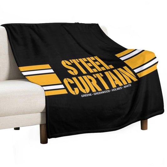 STEEL CURTAIN Throw Blanket
