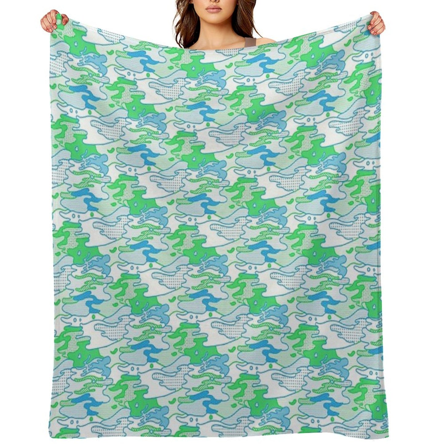 POP ART POOL Throw Blanket