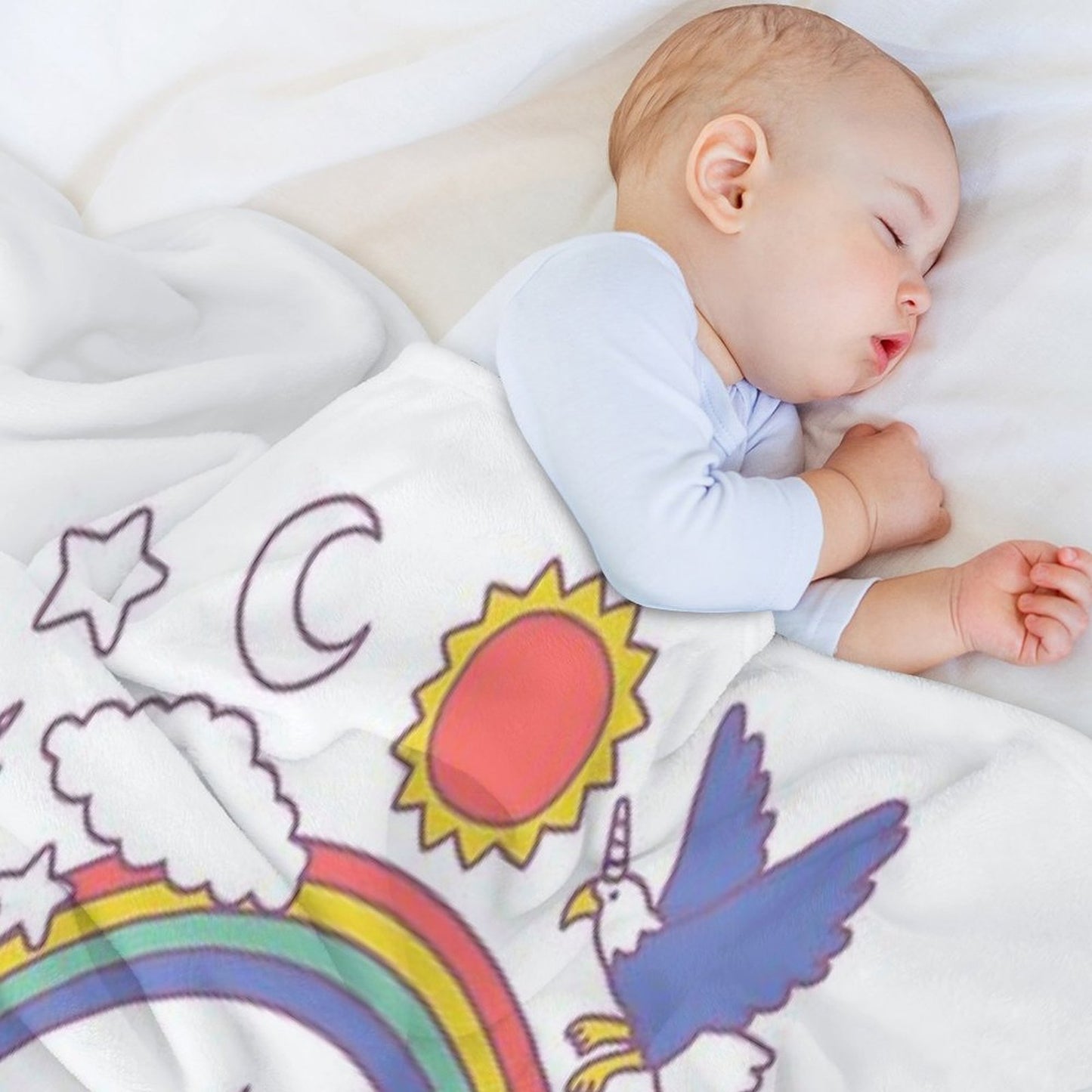 Unicorns! Throw Blanket