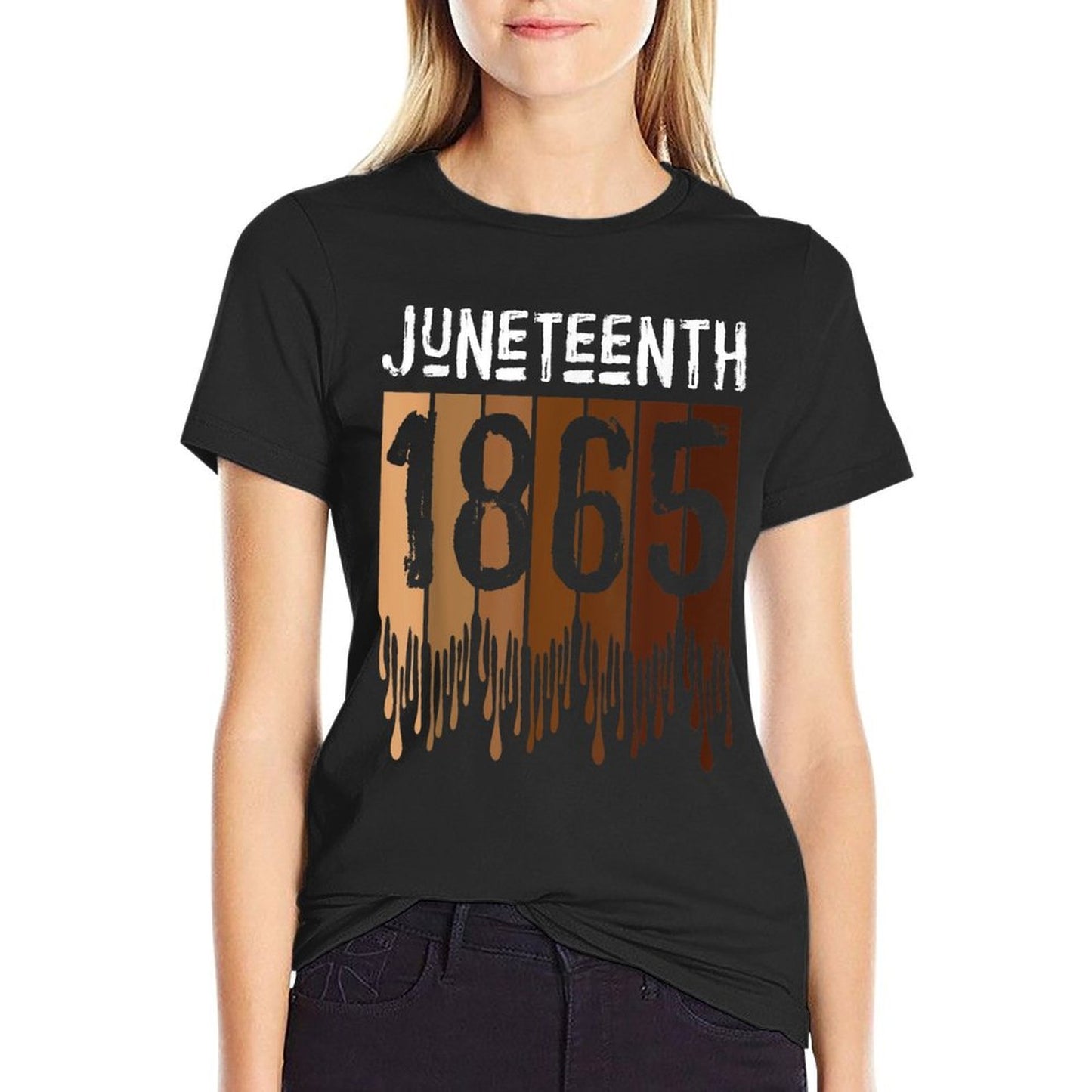 Juneteenth June 19th 1865 Freedom Day Melanin Versatile T-Shirt