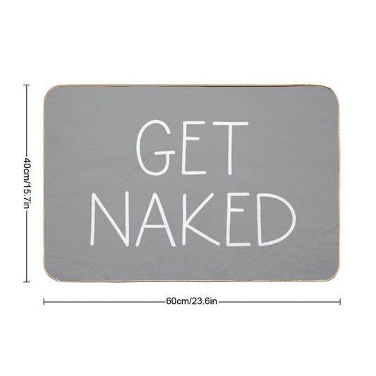 Get Naked Grey Bath Mat