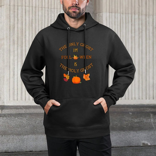 Halloween Christian Holy Ghost Holy Spirit Christianity Shape Retention Hoodie