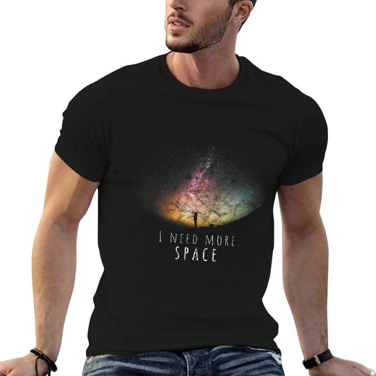I Need Space Night Sky Funny Astronomy Science Galaxy Stars T-Shirt