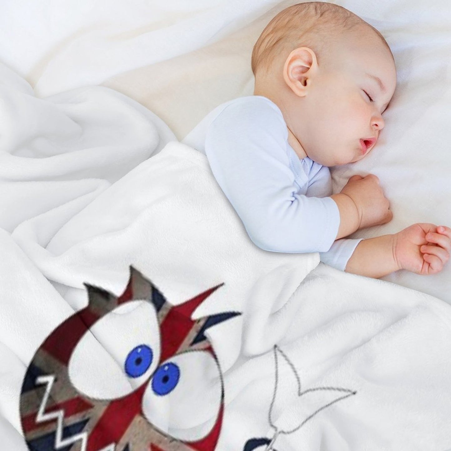 Aussie Fly Cartoon Critter Throw Blanket