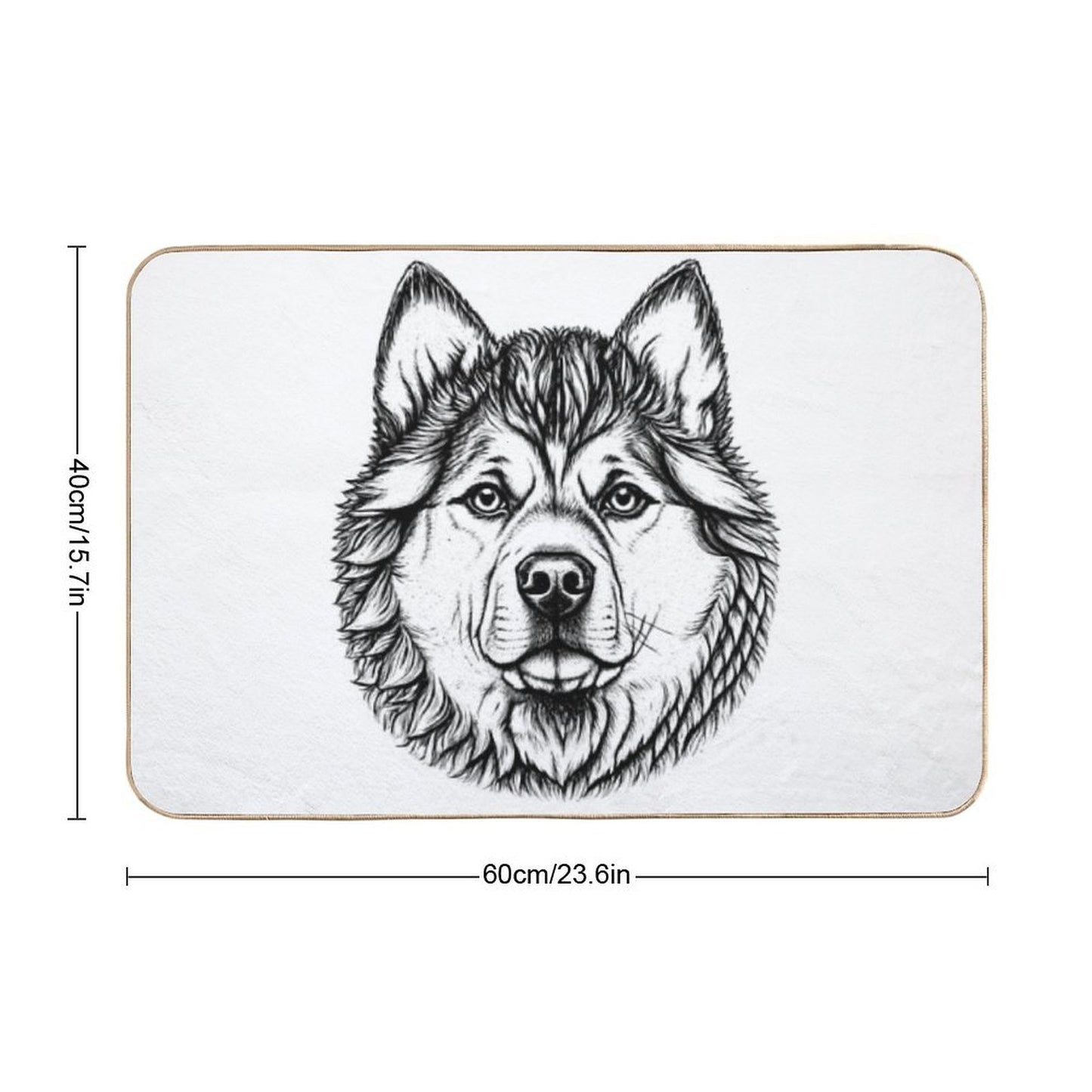Akita Inu Multi-Purpose Bath Mat