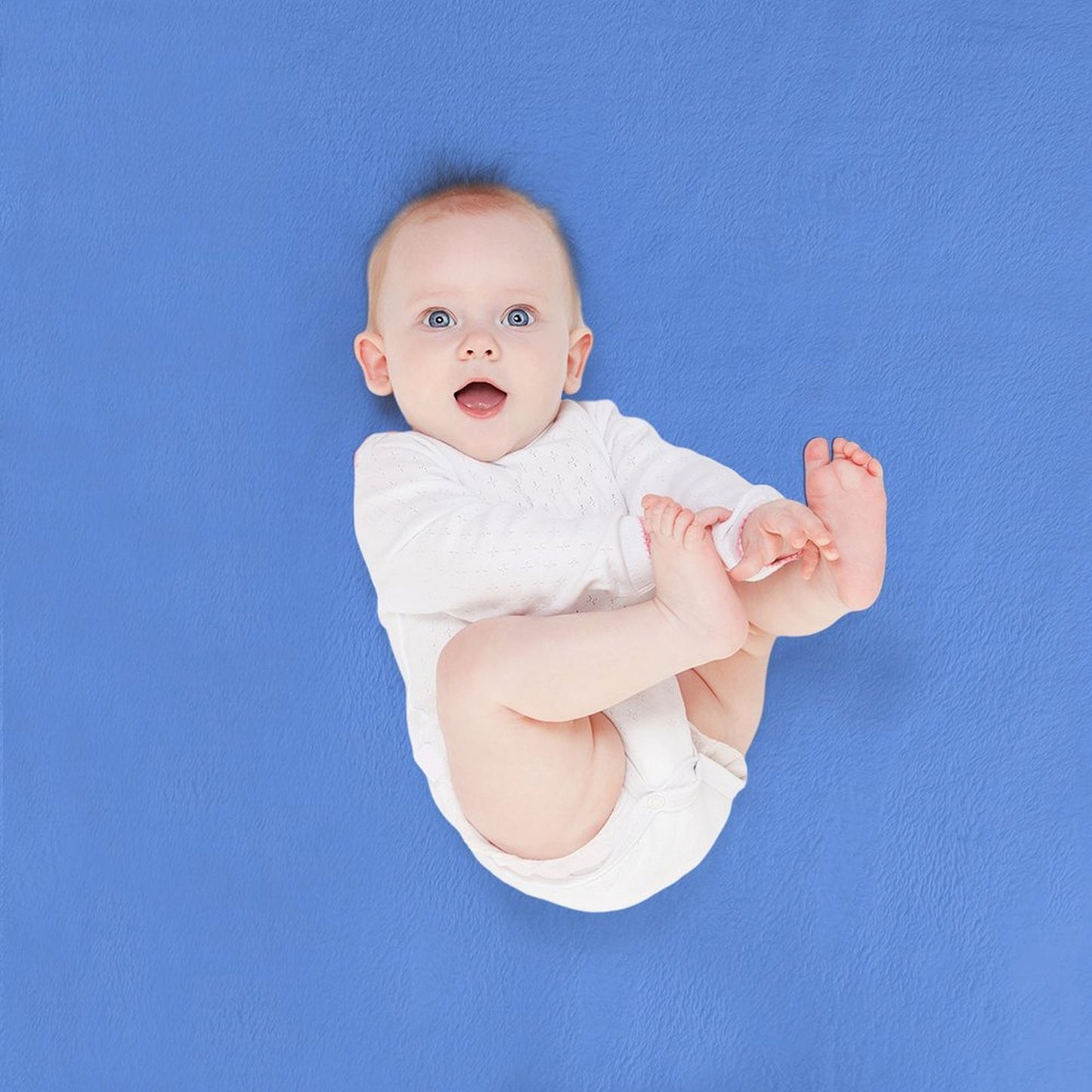 Cornflower Blue Throw Blanket