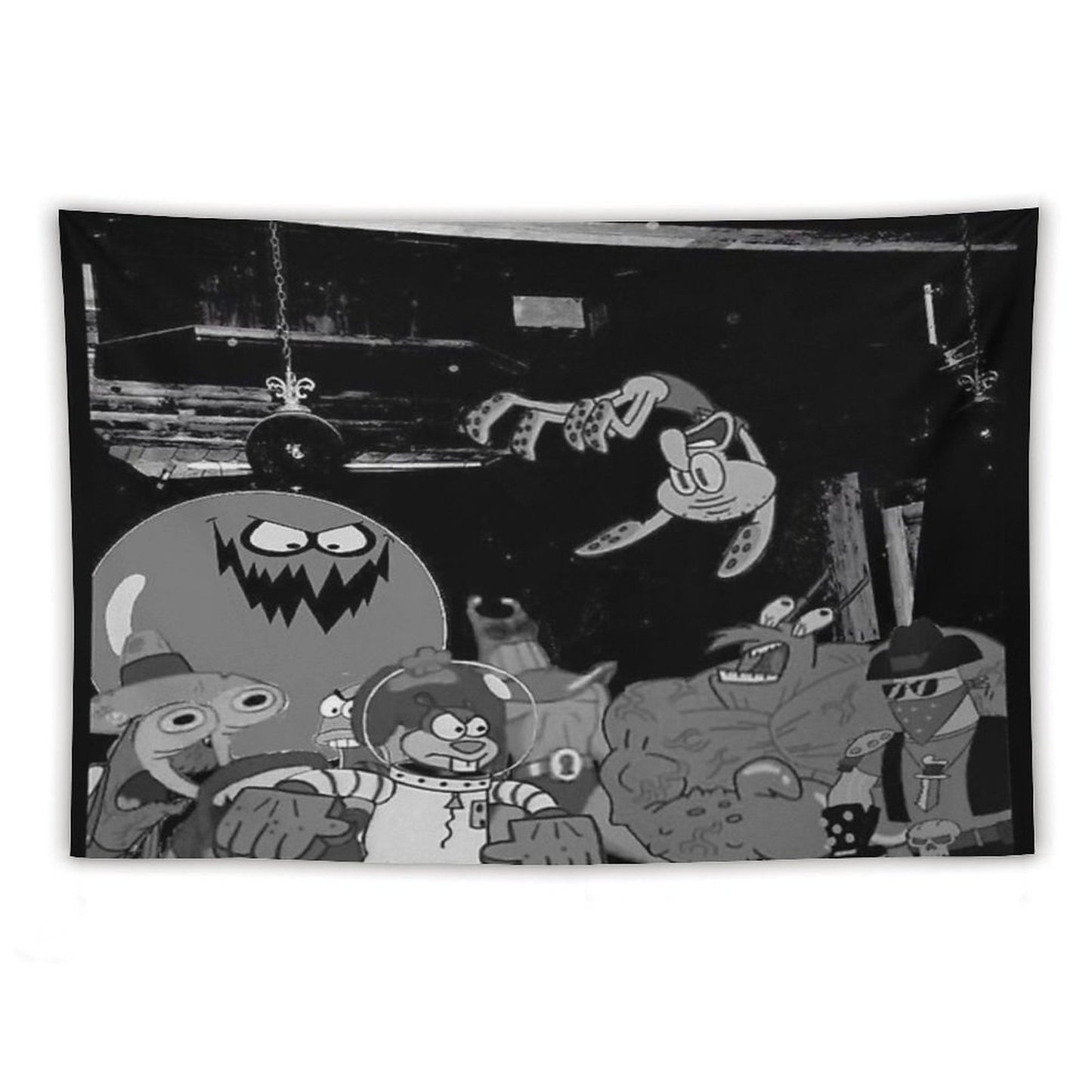 Spongebob Die Lit Cover Tapestry