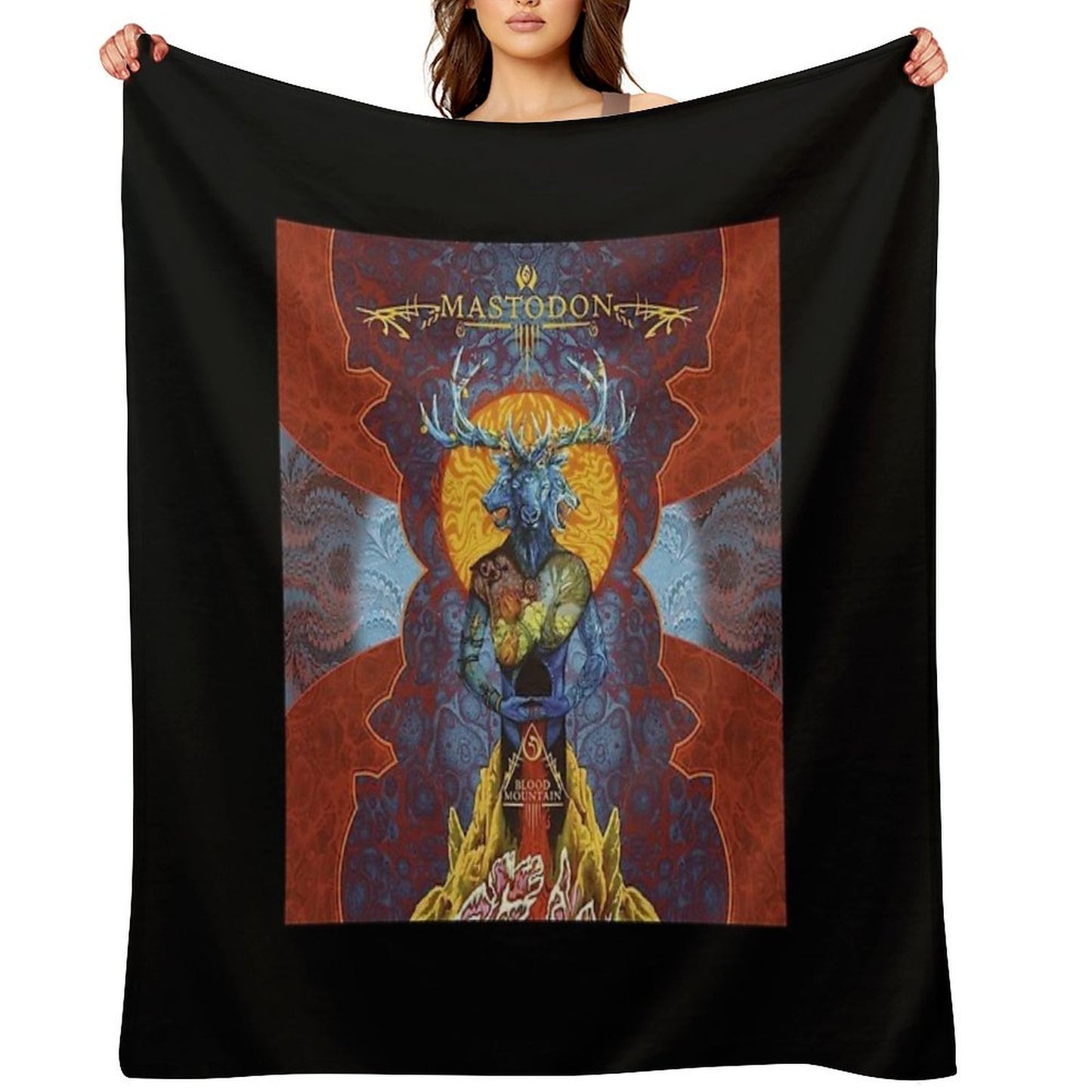 Mastodon - Blood Mountain ALBUM 2006 Throw Blanket