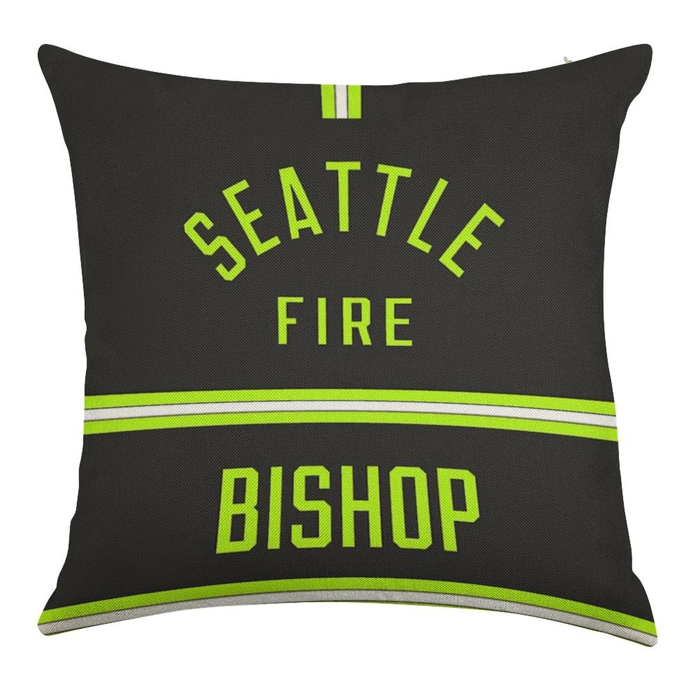 Station 19 - Seattle Fire Bishop Turnouts Pillow Linen Throw Pillow Cover