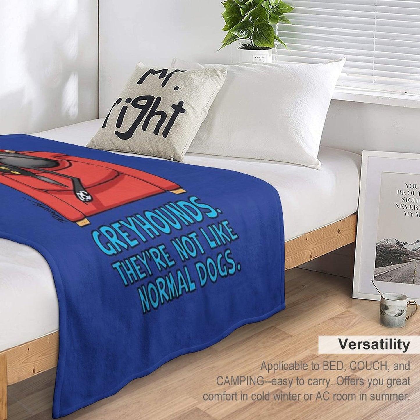 They're Not Like Normal Dogs Throw Blanket