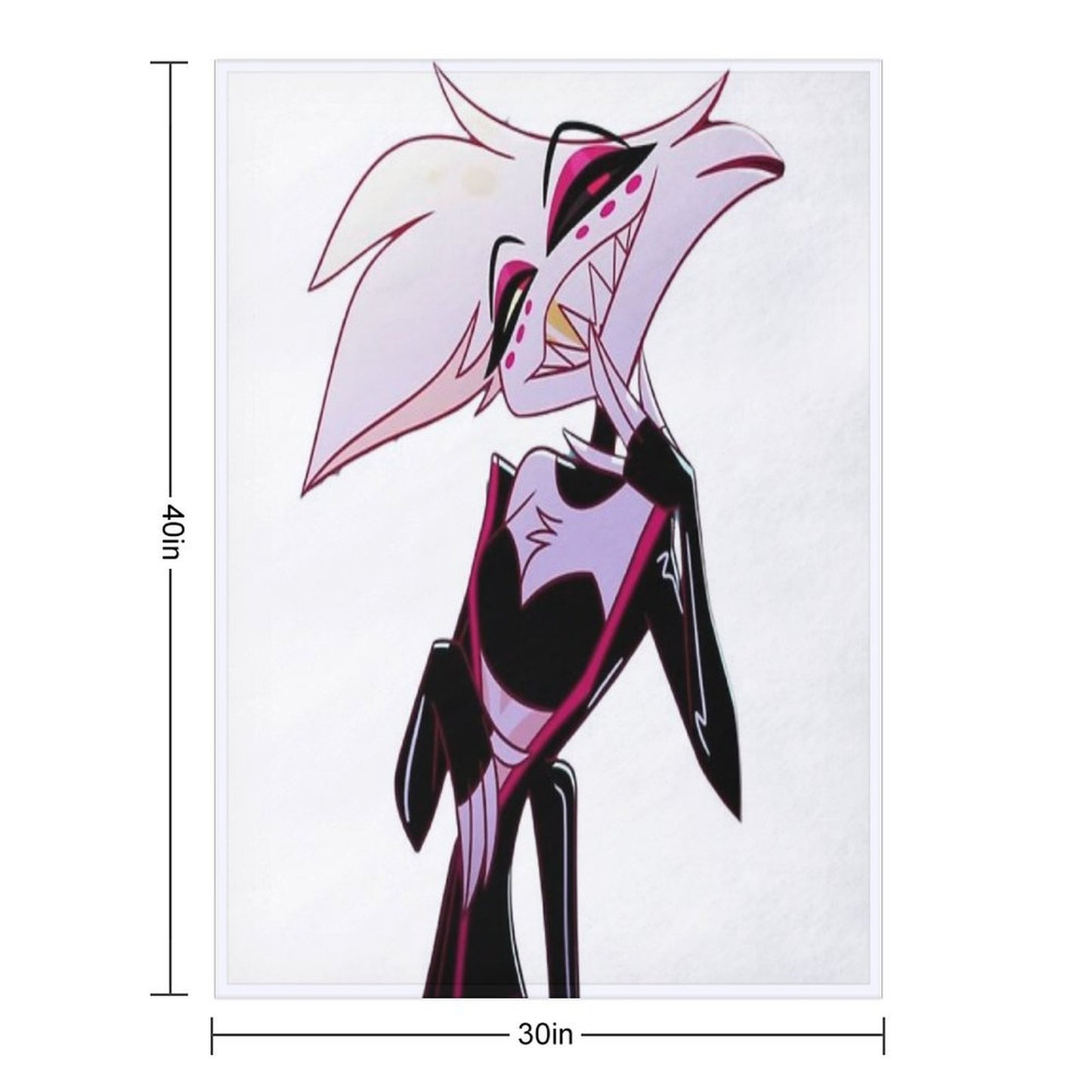 Angeldust Hazbin Hotel Poison Tshirt Sticker V2 Throw Blanket