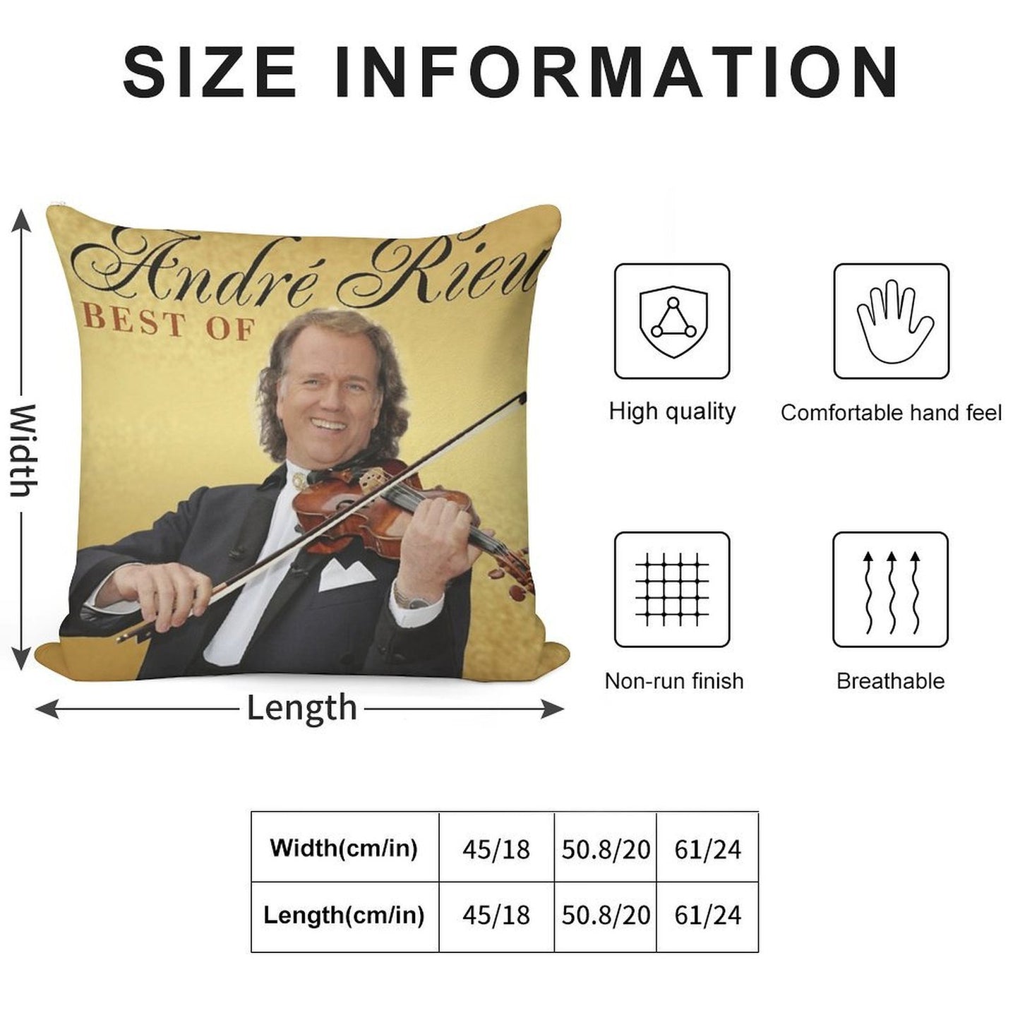 Andre Rieu Best Of Andre Rieu Soft Bedroom Essential Throw Pillow