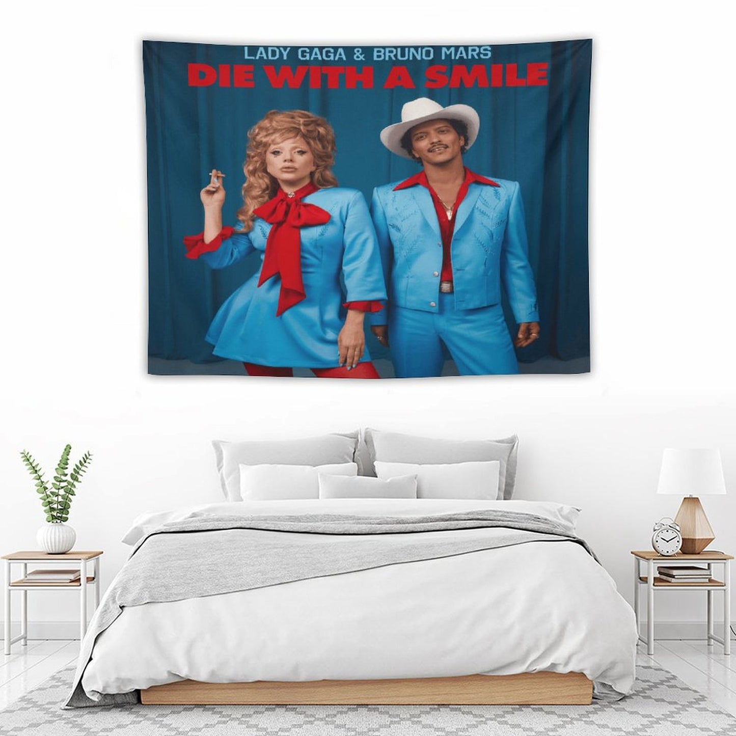 Die With A Smile Tapestry