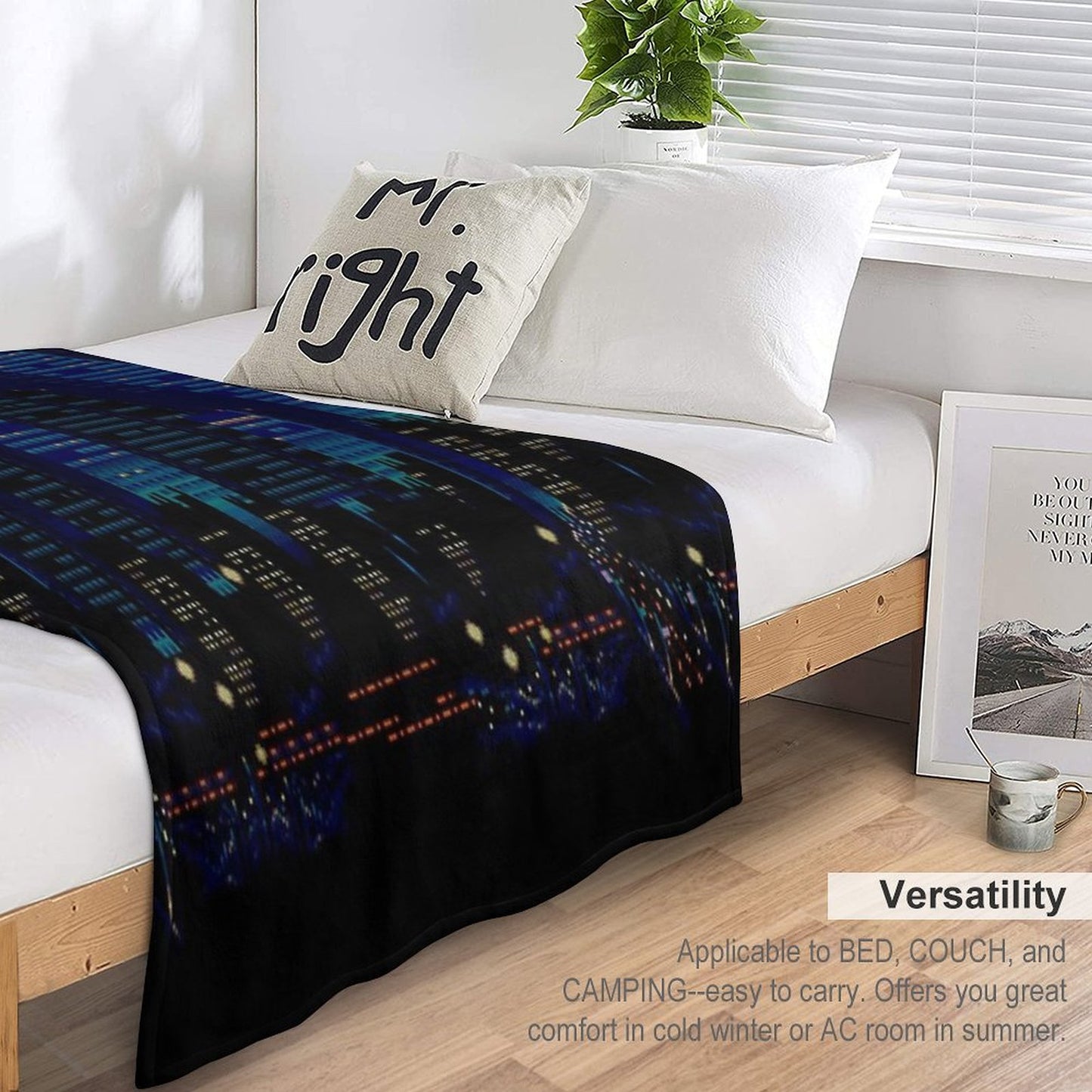 Streets of Rage 16-Bit City Throw Blanket