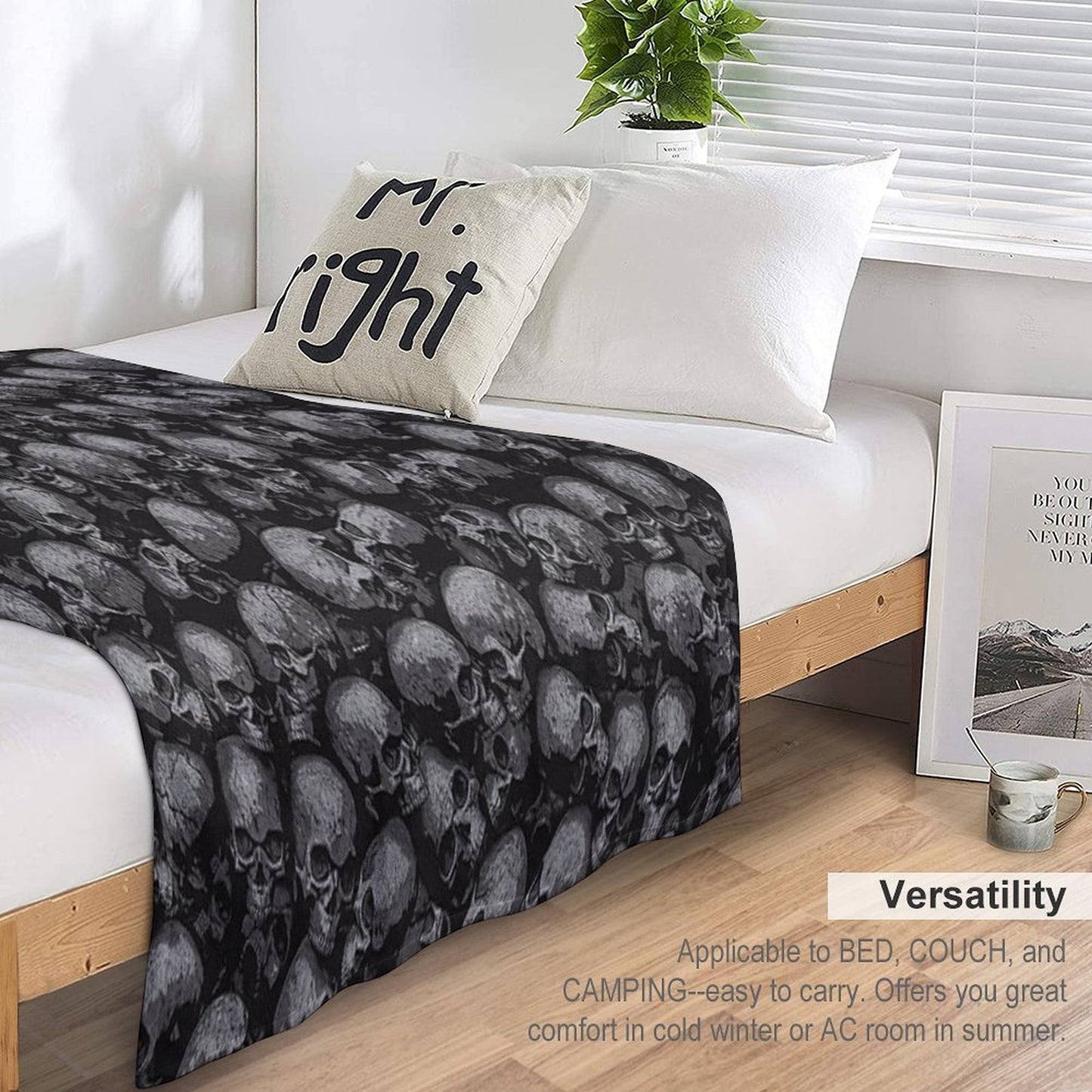 Totally Gothic Throw Blanket