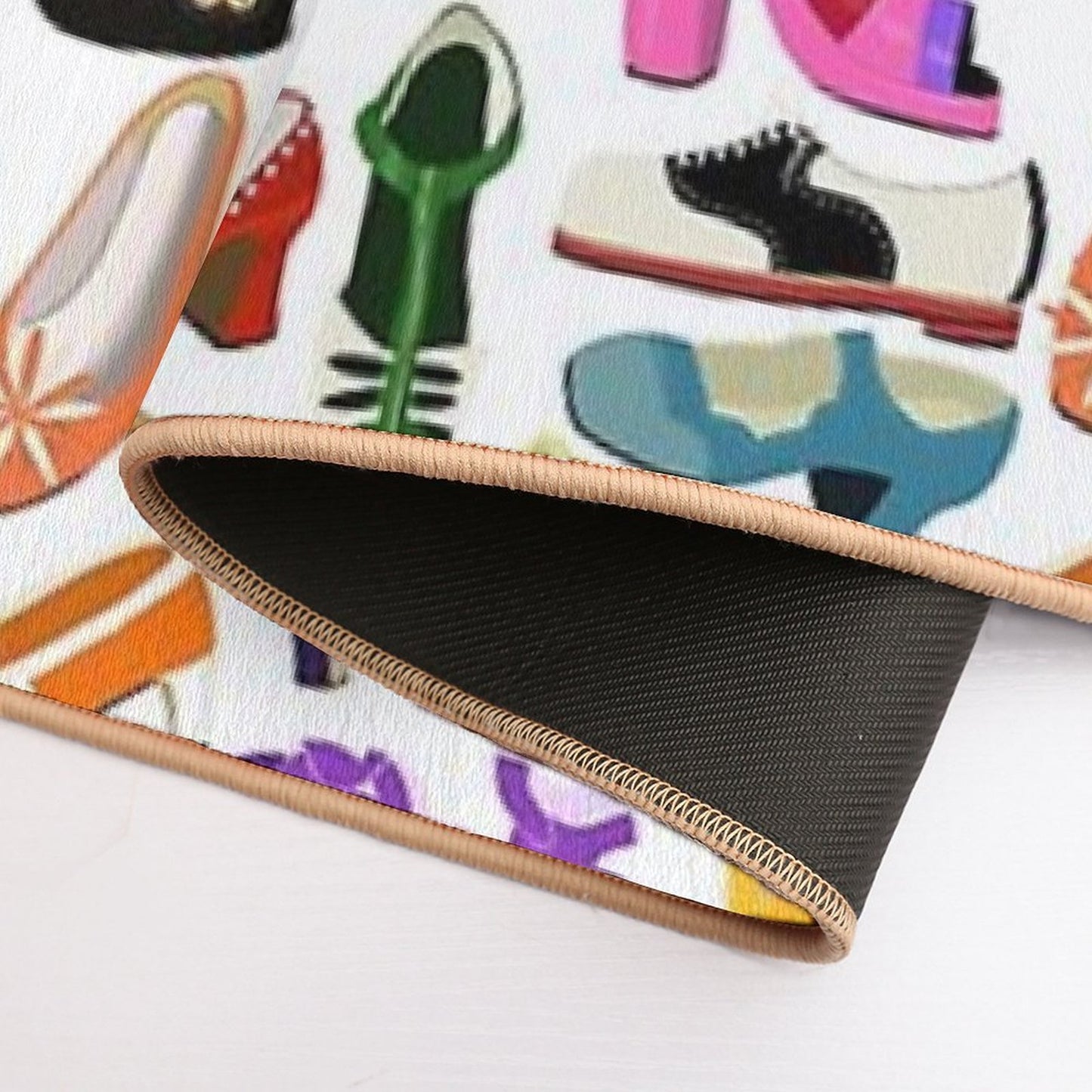 Vintage Shoe Collection Easy To Clean Bath Mat