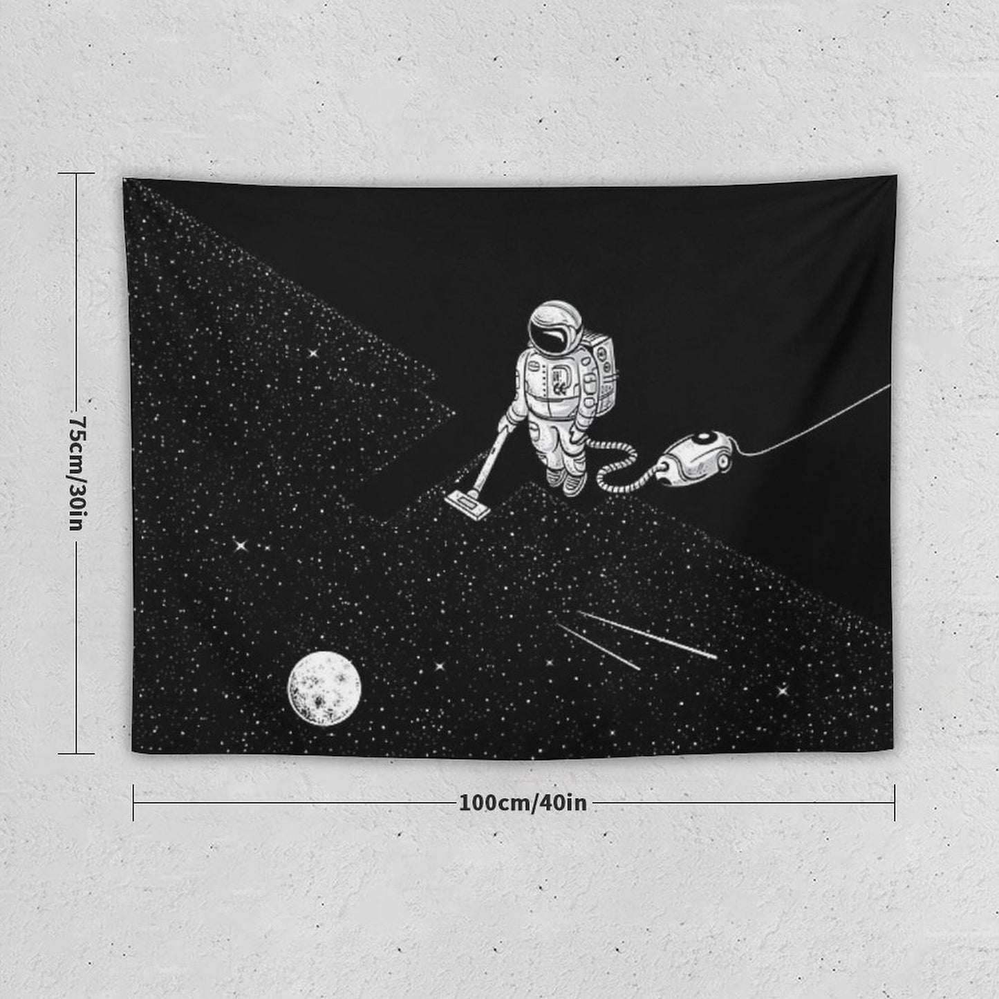 Space Cleaner Tapestry