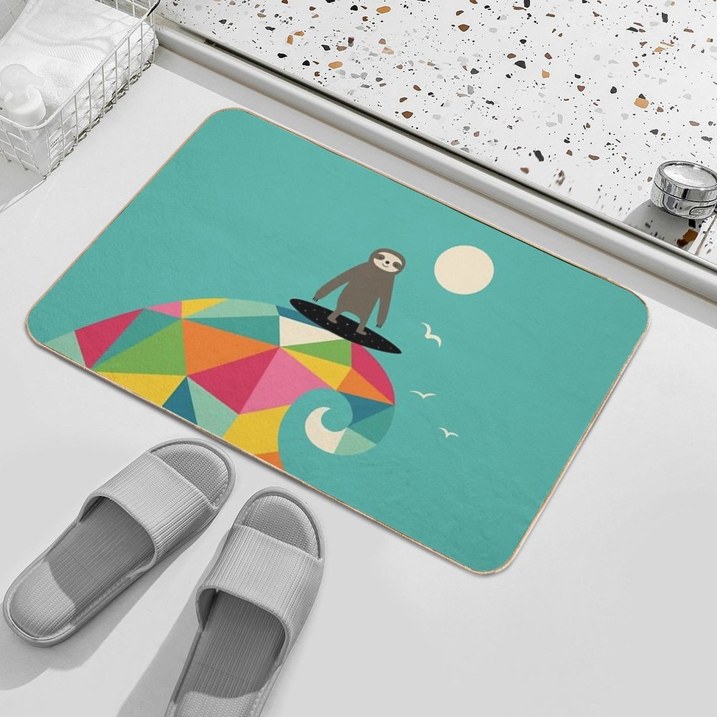 Surfs Up Bath Mat