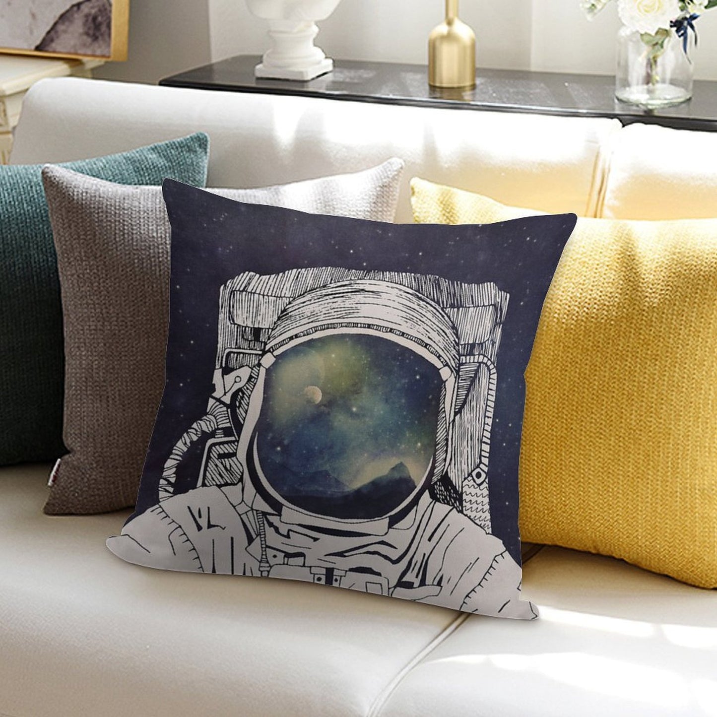 Dreaming Of Space Soft Home Decor Throw Pillow