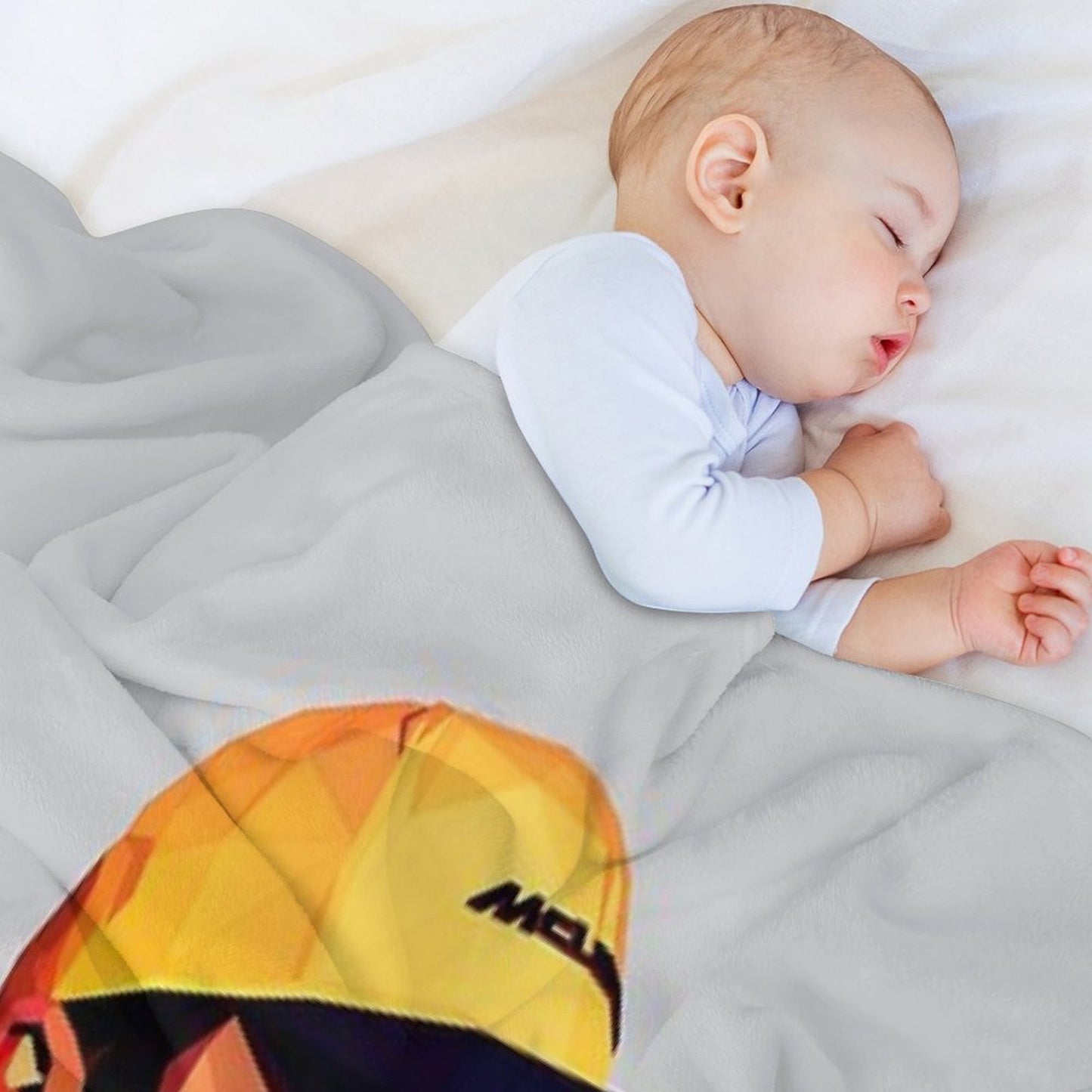 Lando Norris Low Poly V2 Throw Blanket