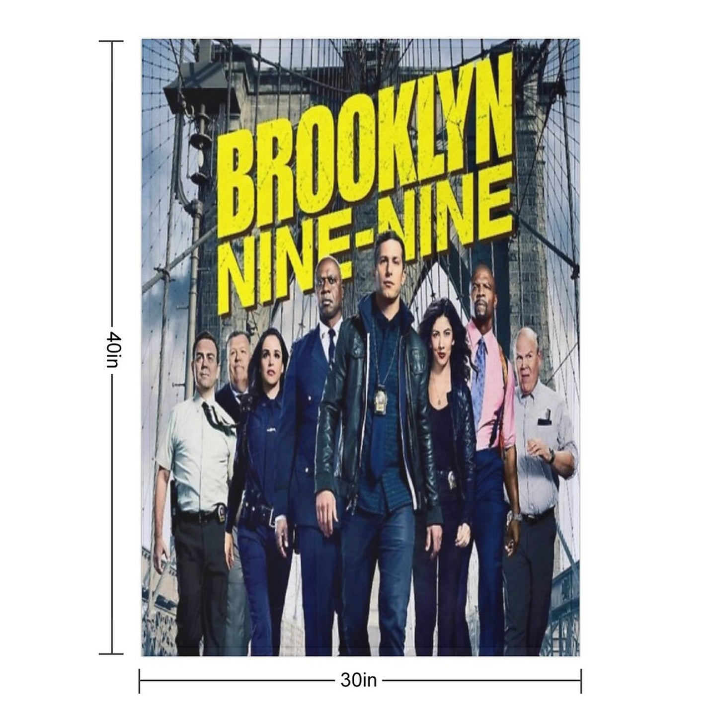 Brooklyn Nine Throw Blanket