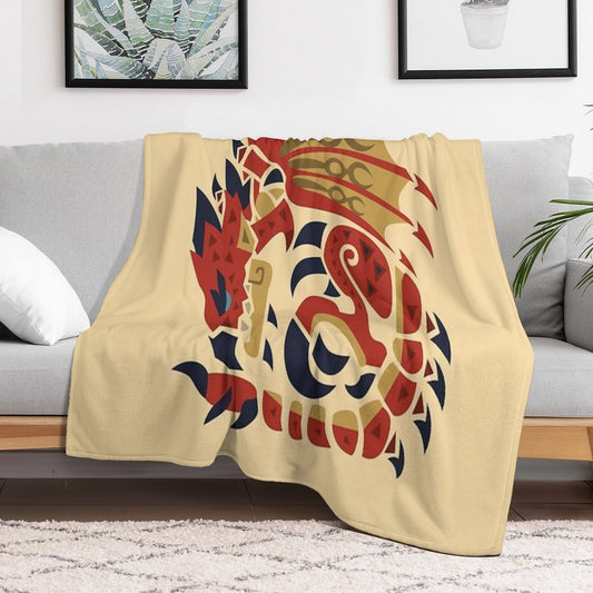 Rathalos Throw Blanket