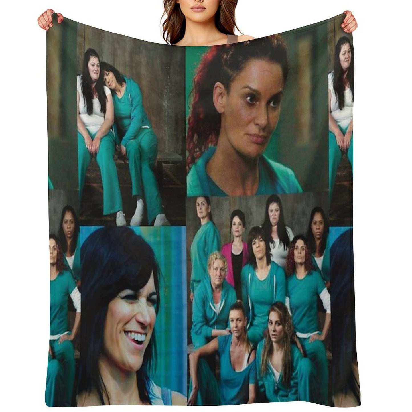 Wentworth Collage Throw Blanket