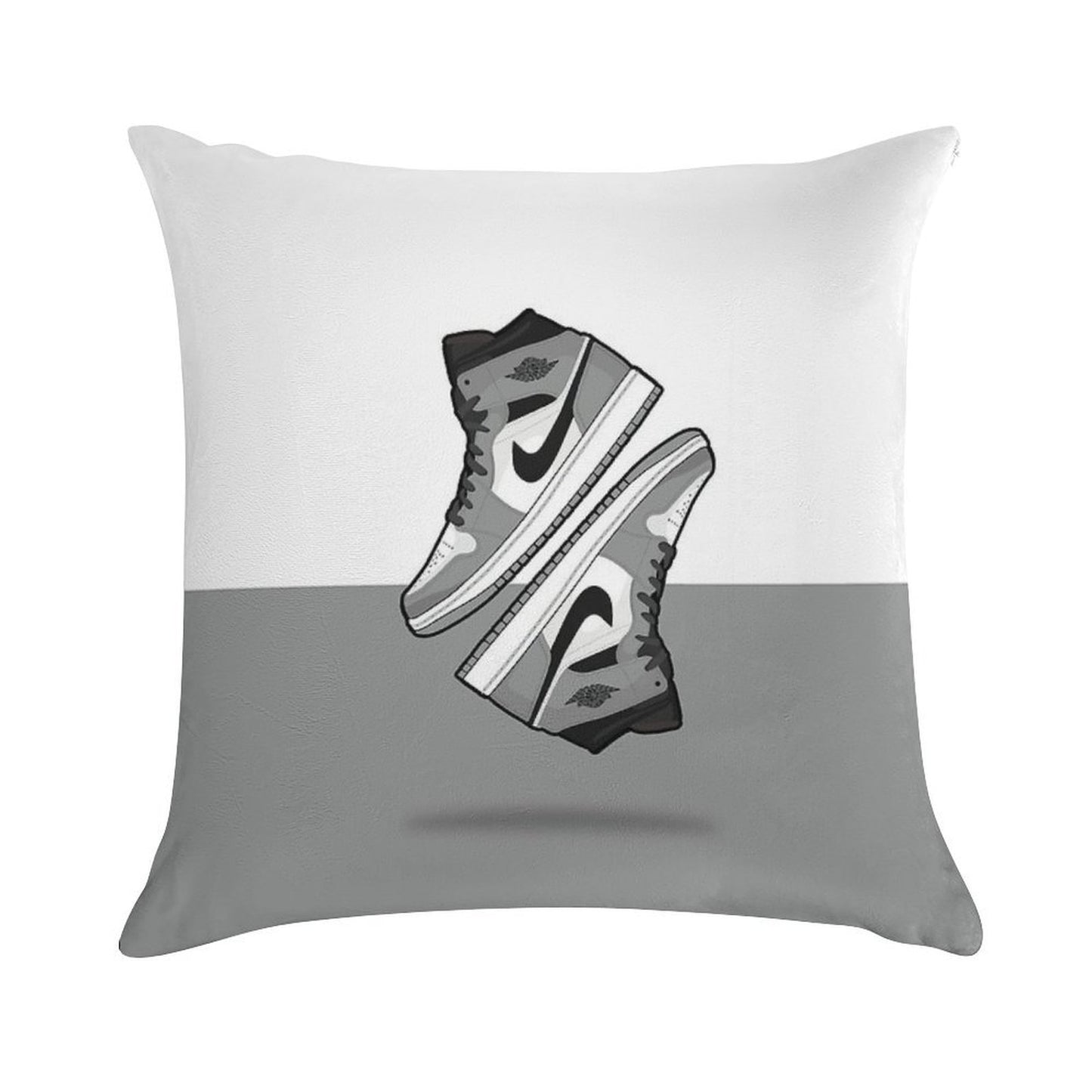 Jordan 1 - Light Grey Soft Washable Throw Pillow