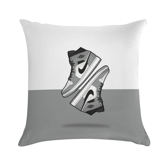 Jordan 1 - Light Grey Soft Washable Throw Pillow