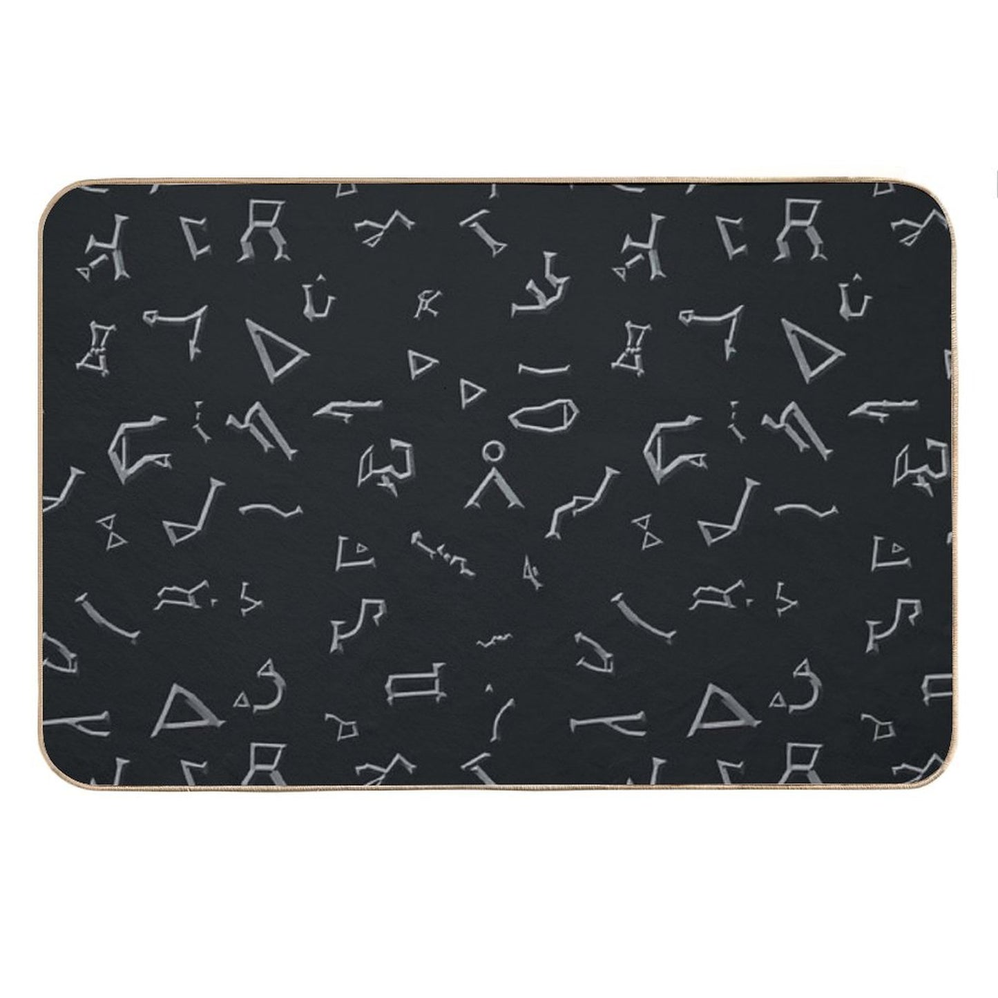 Glyphs Bath Mat