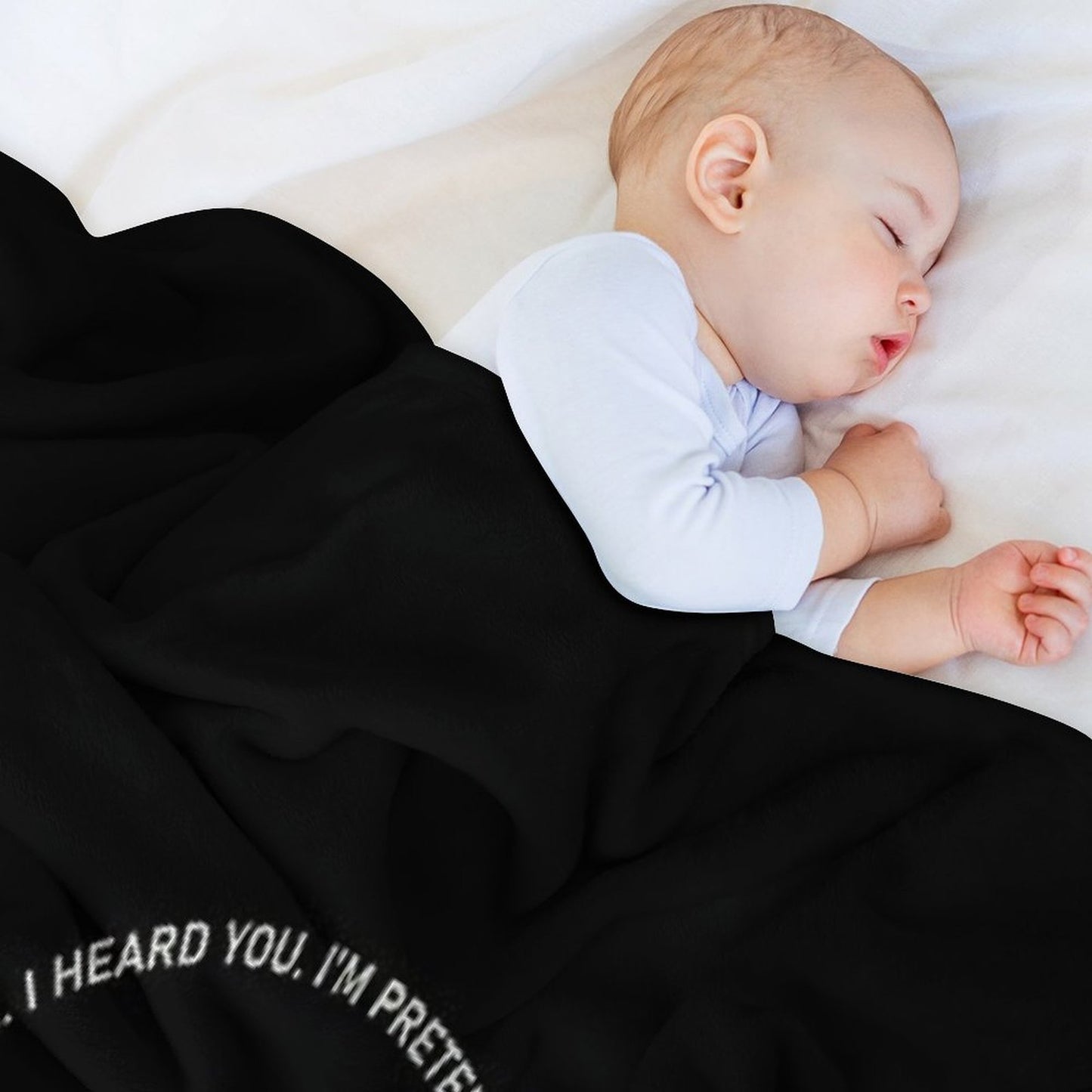 Yes Bittch I Heard You Baby Billy Funny Quotes Throw Blanket